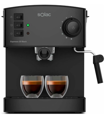 Кофемашина Solac Espresso 20 Bar Black фото 2