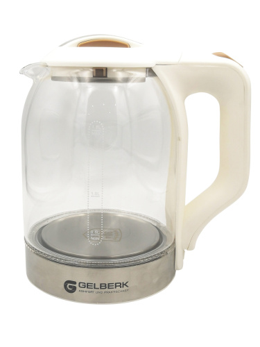 Чайник электрический Gelberk GL-404 белый фото 3