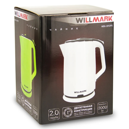 Чайник электрический Willmark WEK-2012PS белый фото 10