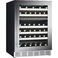 Встраиваемый винный шкаф Cavanova CV060DT черный/серебристый
