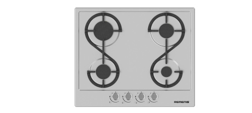 Встраиваемая газовая варочная панель Remenis REM-2152 inox