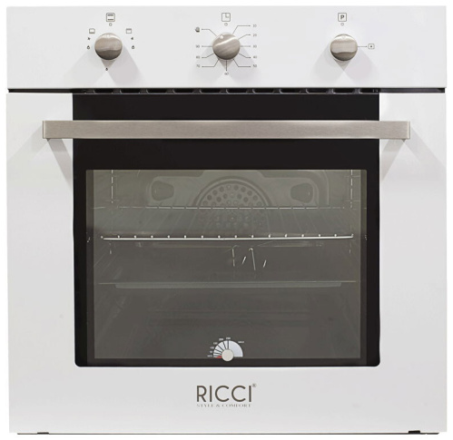 Встраиваемый газовый духовой шкаф Ricci RGO-610WH фото 2
