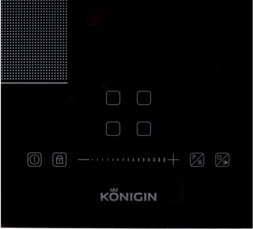 Встраиваемая индукционная варочная панель Konigin Lacerta I604 SB1BK фото 4