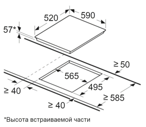 Встраиваемая индукционная варочная панель Maunfeld CVI594MBGBR фото 5