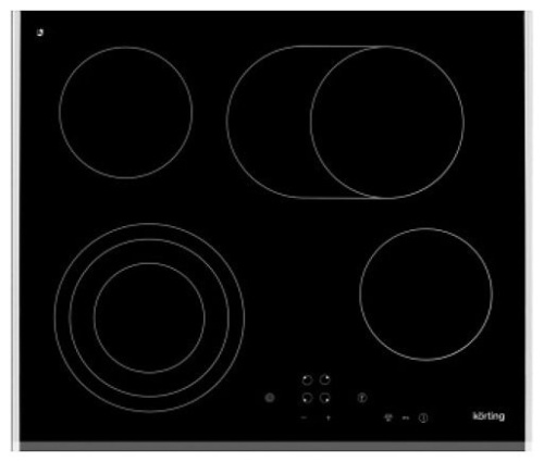 Встраиваемая электрическая варочная панель Korting HK 6305 BX фото 2