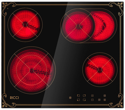 Встраиваемая электрическая варочная панель Ricci KS-T46602IR2B