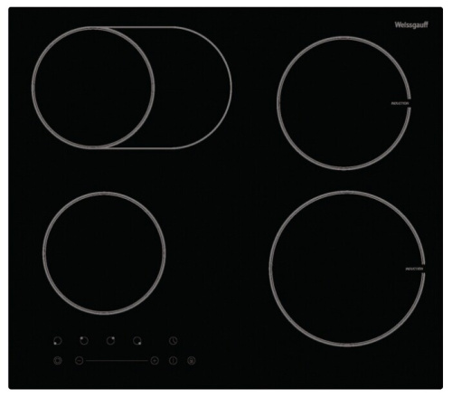 Встраиваемая индукционная варочная панель Weissgauff HIB 645 B фото 2