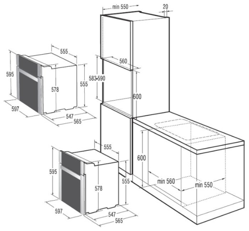 Встраиваемый электрический духовой шкаф Gorenje BO 53 CLB фото 6