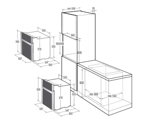 Встраиваемый электрический духовой шкаф Gorenje BO 72 SY2B фото 3