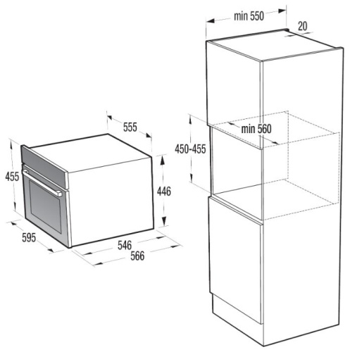 Встраиваемый электрический духовой шкаф Gorenje BCS 547 ORAB фото 3