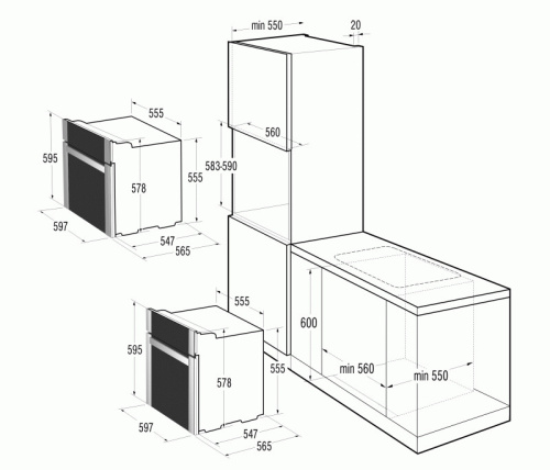 Встраиваемый электрический духовой шкаф Gorenje BO 751 SY2W фото 3