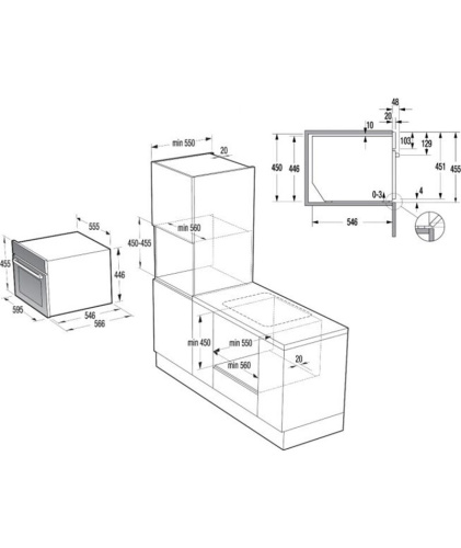 Встраиваемый электрический духовой шкаф Gorenje + GCS 773 X фото 3