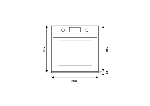 Встраиваемый электрический духовой шкаф Bertazzoni F609HEREKND фото 3