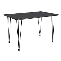 Обеденный стол Bradex Home Solution 120x80х75,5см чёрный