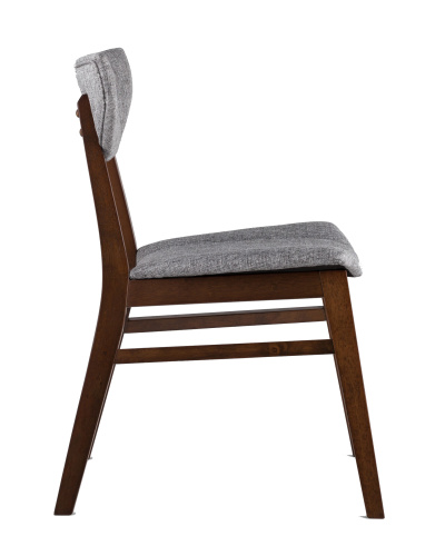 Комплект стульев Stool Group TOR , массив гевеи цвет орех, сидение серое ( УТ000002028) фото 3
