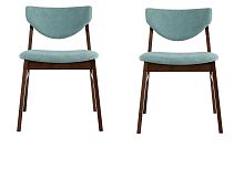 Комплект стульев Stool Group RAGNAR орех/синий (LW1914 FG11303-12 - BLUE-KOROB2)