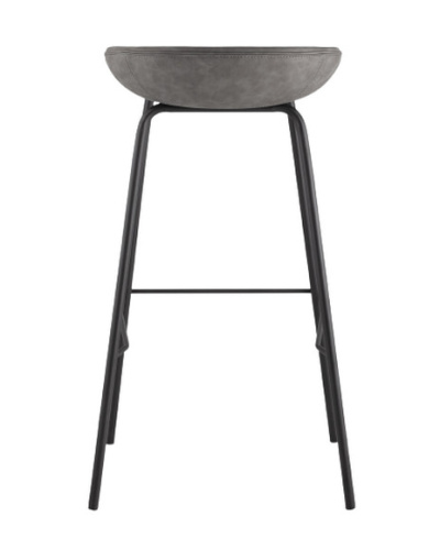 Стул барный Stool Group Beetle Lite PU 8319TB серый фото 4