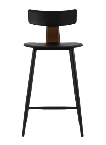 Стул полубарный Stool Group 8333A black фото 4