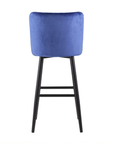 Стул барный Stool Group Ститч MC15B Velvet HLR-65 Dual синий фото 4