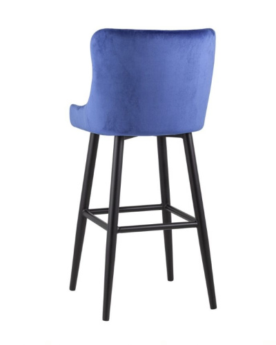 Стул барный Stool Group Ститч MC15B Velvet HLR-65 Dual синий фото 5