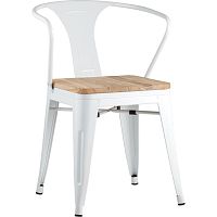 Стул Stool Group TOLIX ARM WOOD YD-H440AR-W LG-02 белый