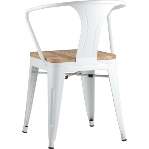 Стул Stool Group TOLIX ARM WOOD YD-H440AR-W LG-02 белый фото 5