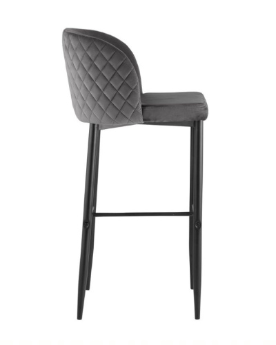 Стул барный Stool Group Оскар MC11B Velvet HLR-21 Dual серый фото 3