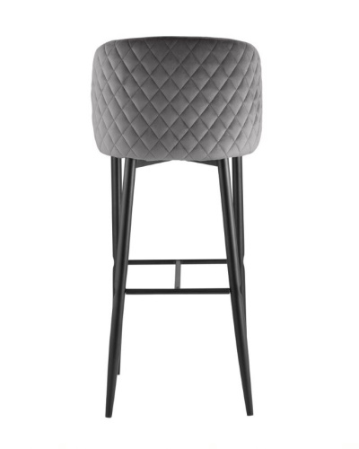 Стул барный Stool Group Оскар MC11B Velvet HLR-21 Dual серый фото 4