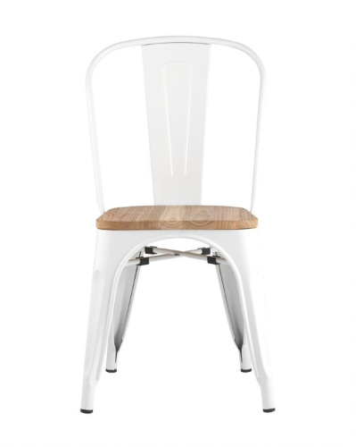 Стул Stool Group Tolix Wood YD-H440B-W LG-02 белый глянцевый фото 3