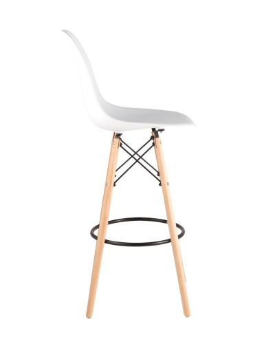 Стул барный Stool Group Eames DSW 8056H White Seat Dual фото 3