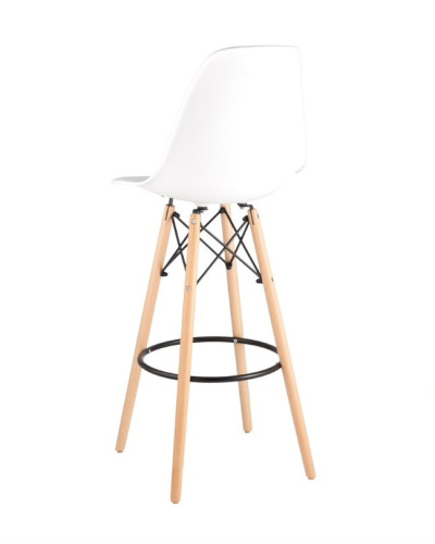 Стул барный Stool Group Eames DSW 8056H White Seat Dual фото 5