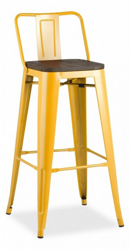 Стул барный Stool Group Tolix Wood YD-H765E-W LG-06 желтый