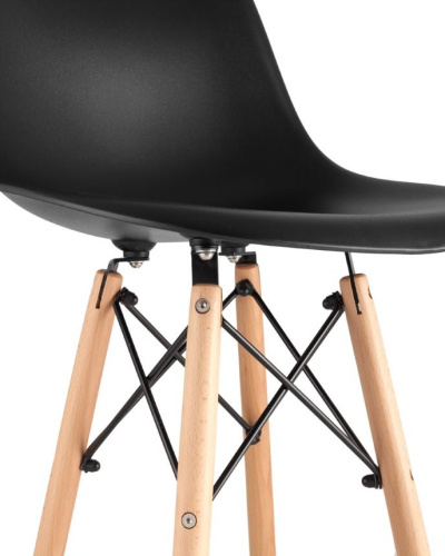 Стул барный Stool Group Eames DSW 8056H Black Seat Dual фото 6