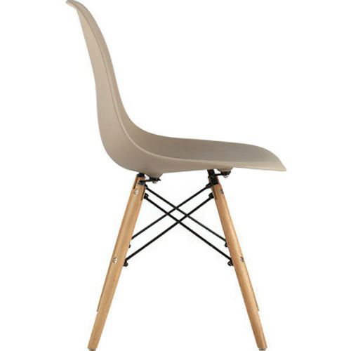Комплект стульев Stool Group EAMES бежево-серый (8056PP DARK GREY X4) фото 3