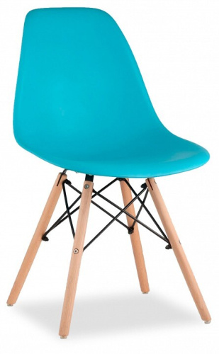 Комплект стульев Stool Group EAMES бирюзовый (8056PP BLUE X4) фото 3