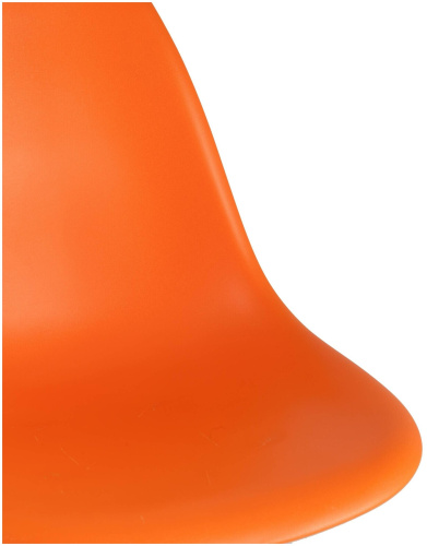 Стул обеденный Dobrin Dsw оранжевый O-02/светлый бук фото 6