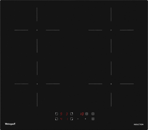 Встраиваемая индукционная варочная панель Weissgauff HI 640 BSCM Premium Cross