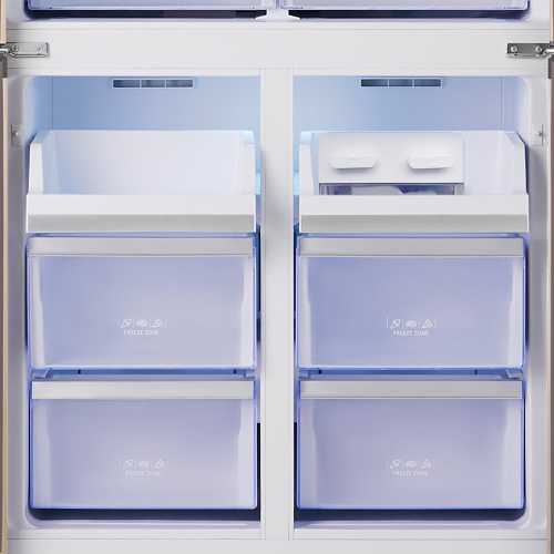 Холодильник Tesler RCD-545I beige glass фото 7