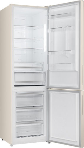 Холодильник Weissgauff WRK 2000 D Full NoFrost Inverter Beige Glass фото 5