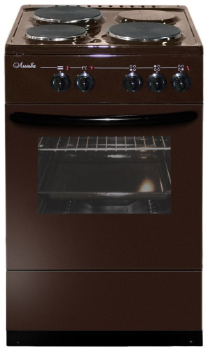 Электрическая плита Лысьва ЭП 301 М2С коричневый без крышки фото 2