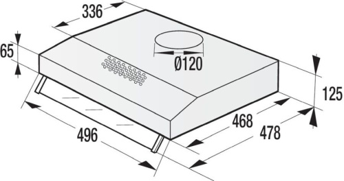 Вытяжка Gorenje WHU 529 EW/M фото 5