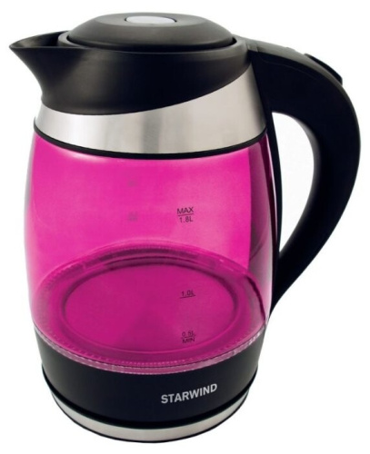 Чайник электрический StarWind SKG2214 розовый фото 2