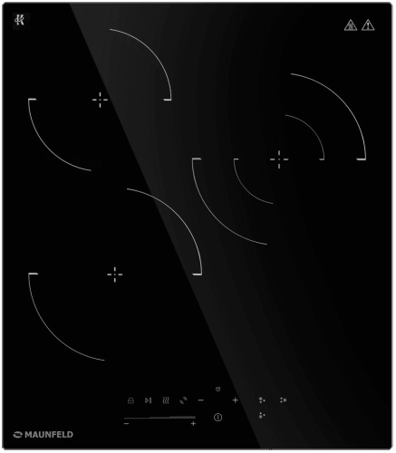Встраиваемая электрическая варочная панель Maunfeld CVCE453SDBK фото 2