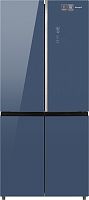 Холодильник Weissgauff WCD 590 Nofrost Inverter Premium Biofresh Blue Glass