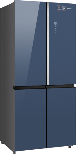 Холодильник Weissgauff WCD 590 Nofrost Inverter Premium Biofresh Blue Glass фото 4