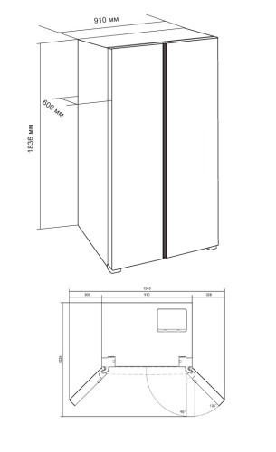 Холодильник Lex LSB 530 Bl ID фото 4