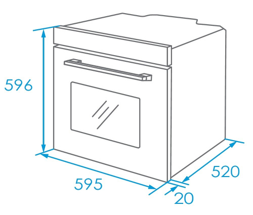 Встраиваемый электрический духовой шкаф Delonghi DEO 755 IM Martina фото 4