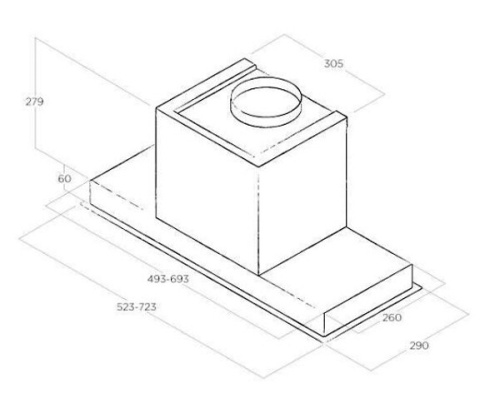 Встраиваемая вытяжка Elica Hidden 2.0 IXGL/A/52 фото 5