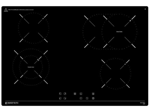 Встраиваемая электрическая варочная панель Meferi MEH754BK Ultra фото 2