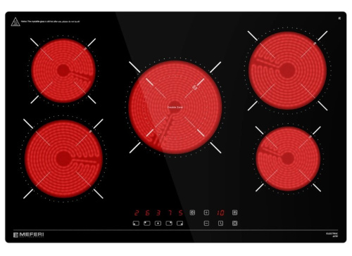 Встраиваемая электрическая варочная панель Meferi MEH755BK Ultra фото 3